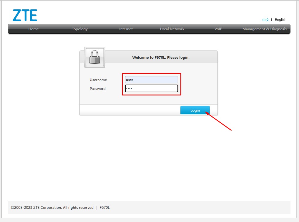 Langkah 3 - Login